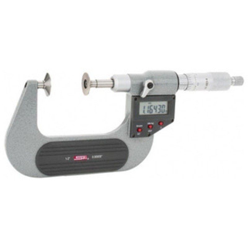 SPI IP54 Absolute Electronic Outside Disc Micrometer, 1-2/25-50mm – 17-923-4