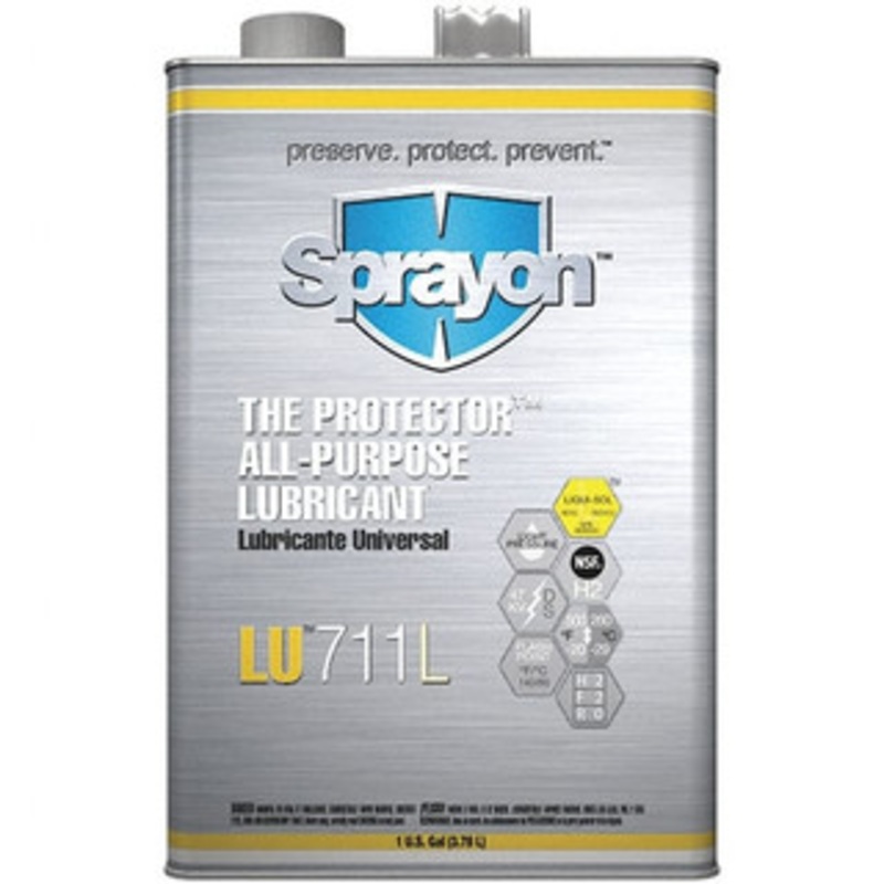 Sprayon 1 Gal Aerosol Penetrant/Lubricant Light Amber, -20F to 500F, Food Grade S71101000 – 00150466