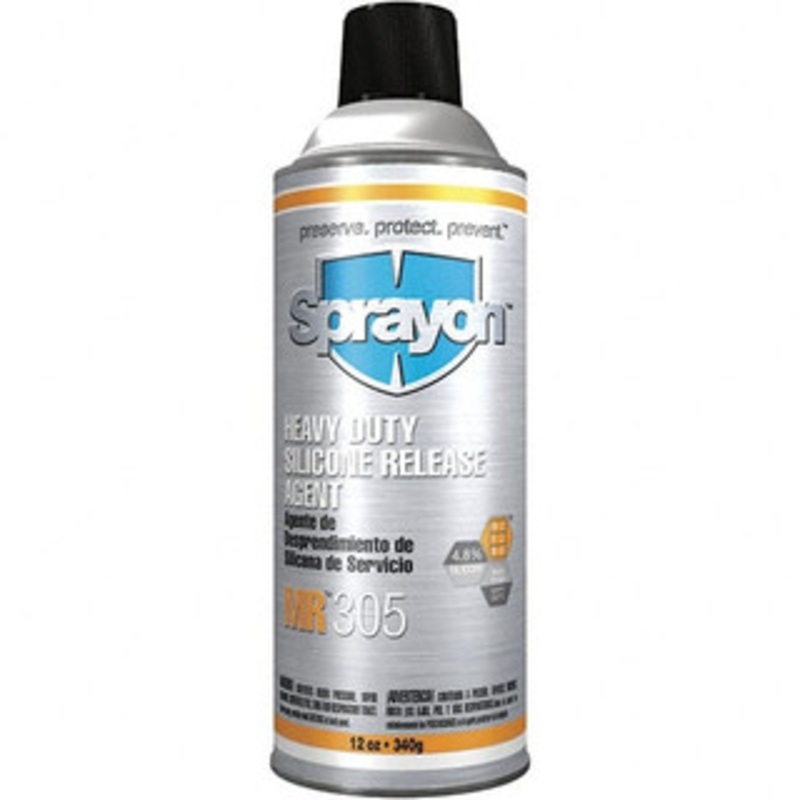 Sprayon 16 Ounce Aerosol Can, Clear, Heavy-Duty Mold Release Silicone Composition S00305000 – 84252998