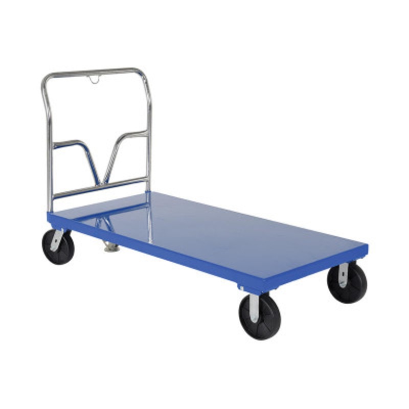 Steel Platform Truck, 65-1/2in x 30in x 40in, 3,600 lb., Blue