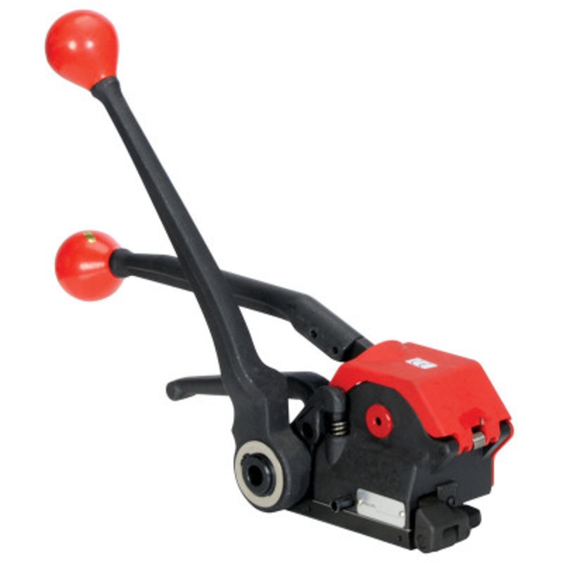 Steel Strapping Tensioner/Sealer/Cutter, 1/2in to 3/4in