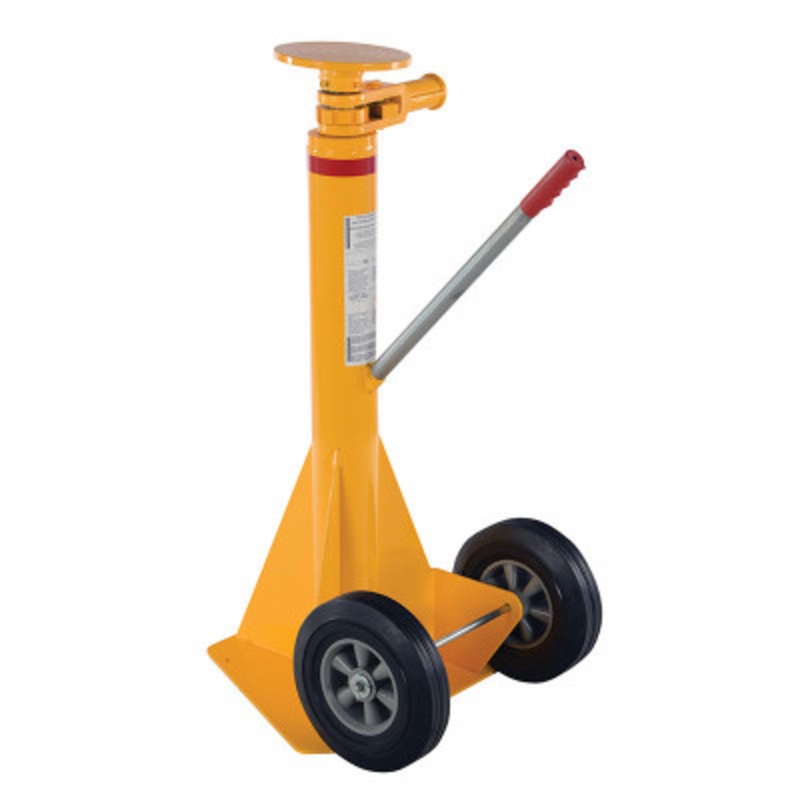 Trailer Spin Top Ratchet Jack, 26-5/8 x 17-5/8 x 39in, 40,000lb