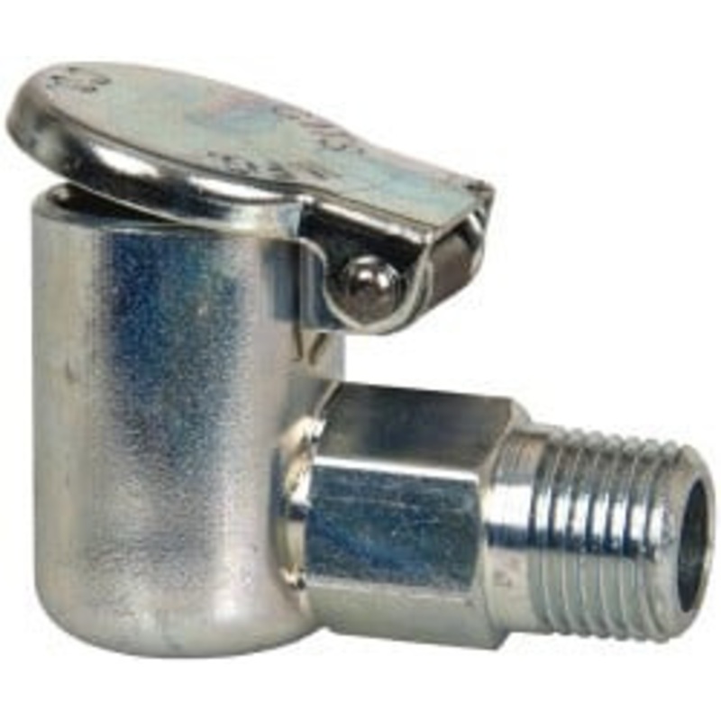 Gits Mfg 1/8-27 Thread, Steel, Zinc Plated, Threaded One Piece, Elbow Oil Hole Cover 1-19/32 Drive Diam, 5/16 Drive Length, 15/16 Overall Height, 5/16 Thread Length, NPT Thread 00801 – 03242914