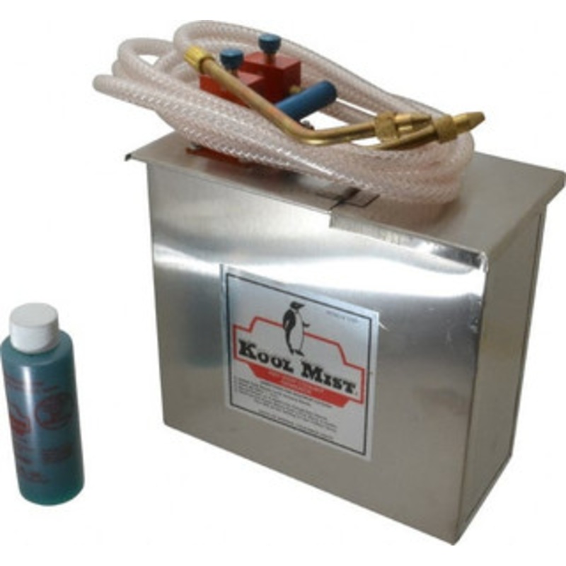 Kool Mist 2 Outlet, 1 Gal Tank Capacity, Stainless Steel Tank Mist Coolant System 4 ft. Coolant Line Length, 6 Hose Length, 5/16 Nozzle Diam 102 N-45 DEG – 09413295