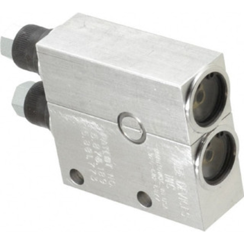 LDI Industries 0.16 cc Output per Cycle, 2 Outlet Central Lubrication System Air-Operated Pump 1 Wide x 4-3/64 High, Oil/Grease, 1/8-27 Outlet Thread, NPTF PMP100-02 – 67533257