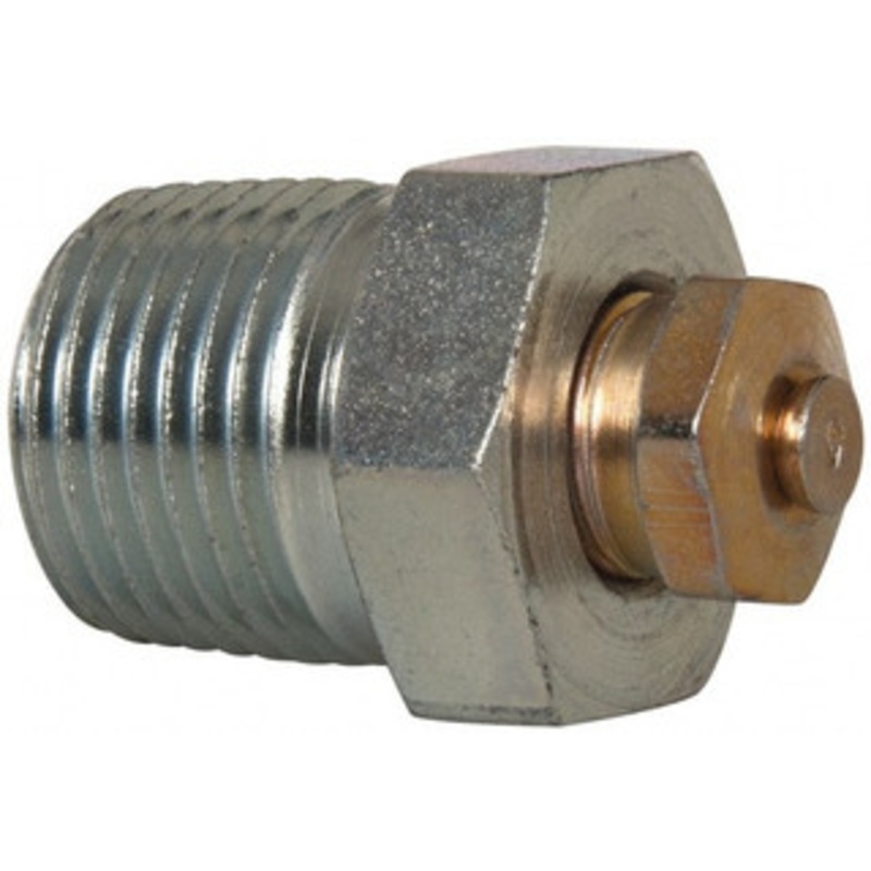 LDI Industries 1/2-14 Thread, 15 to 25 psi Relief Pressure, Steel, Relief Vent 1-3/8 High, 22.35mm Hex Flats Diam PRV104-4 – 03239449