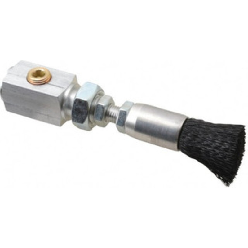 LDI Industries 5/8 Width/Diam, PTF Thread Oil Reservoir Lubrication Brushes 1 Bristle Length, 250F, 3 Length Under Mounting Thread, Straight Shank SB102-2 – 03241411