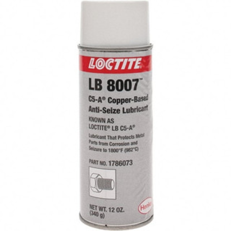 Loctite 16 oz Aerosol High Temperature Anti-Seize Lubricant Copper, 1,800F 1786073 – 56341951