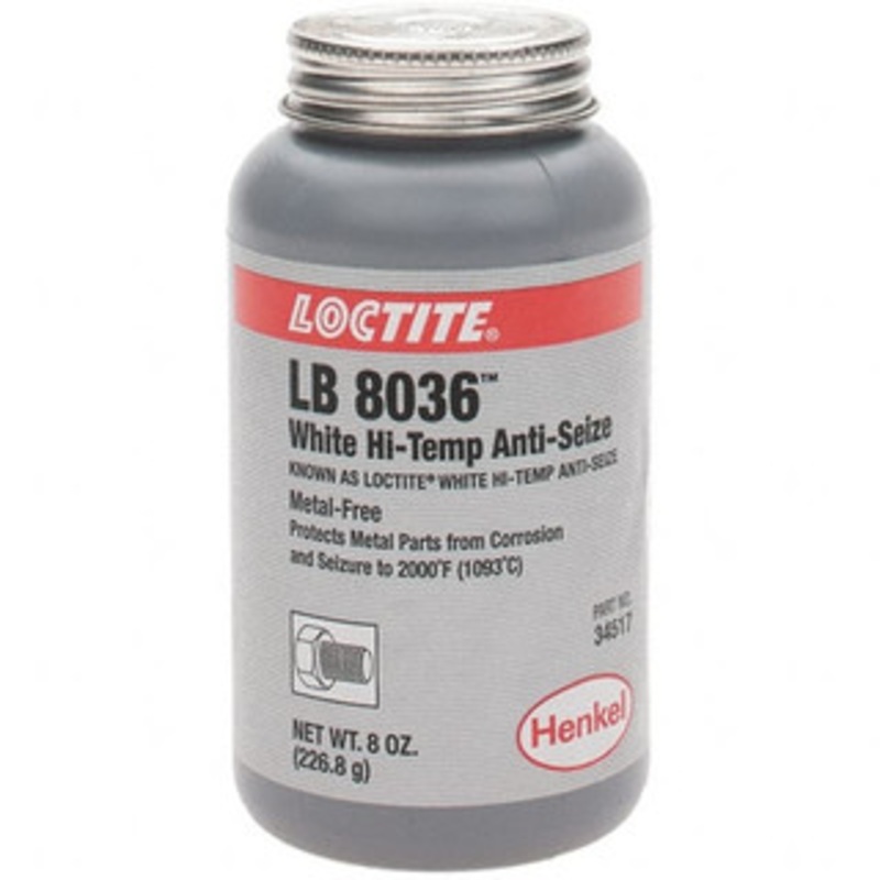 Loctite 8 oz Brush Top High Temperature Anti-Seize Lubricant Graphite, 2,000F 302677 – 88053202