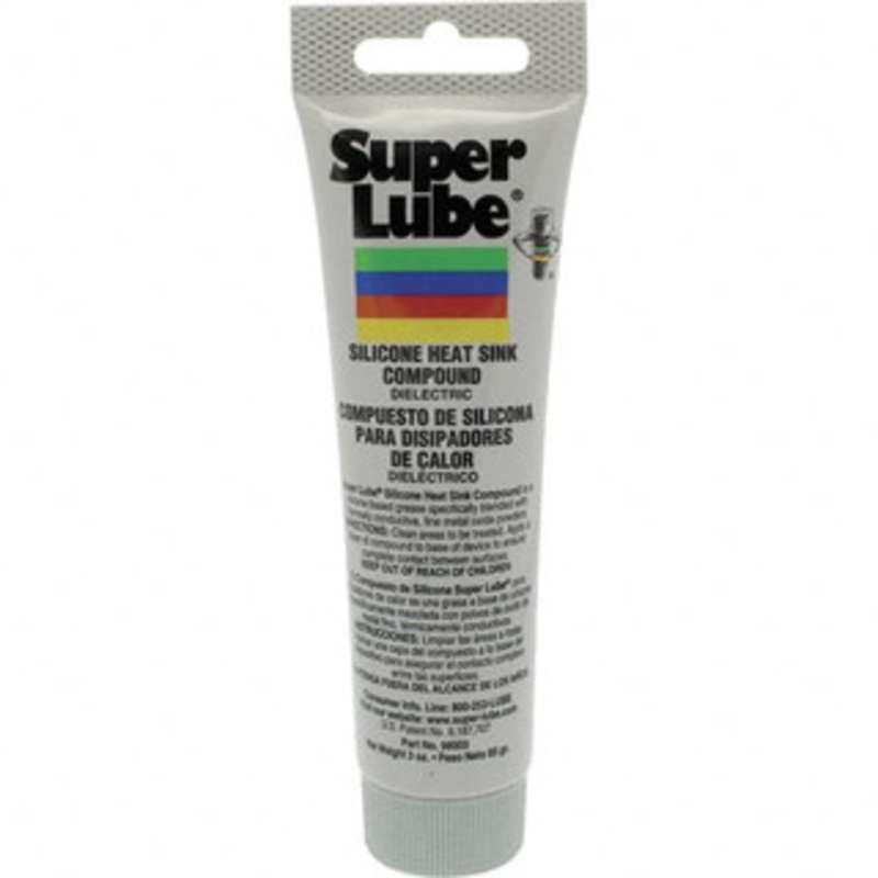 Synco Chemical Super Lube 3 oz Tube Silicone Heat-Transfer Grease White, 450F Max Temp, 98003 – 81094864