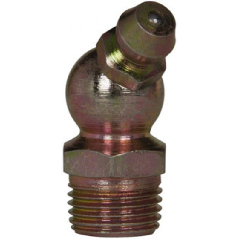 Value Collection 45 Head Angle, 1/8 NPT Steel Standard Grease Fitting 11.11mm Hex 89817175 – 89817175