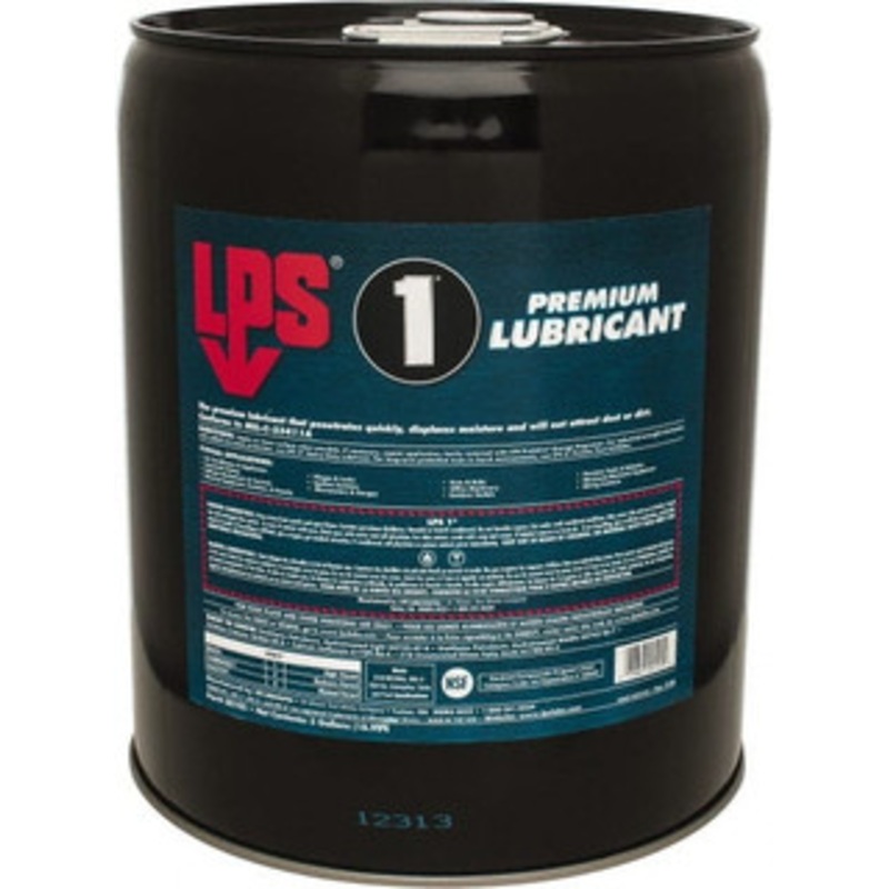 LPS Labs 5 Gal Pail Dry Film Penetrant/Lubricant Clear Yellow, Food Grade 00105 – 00253021