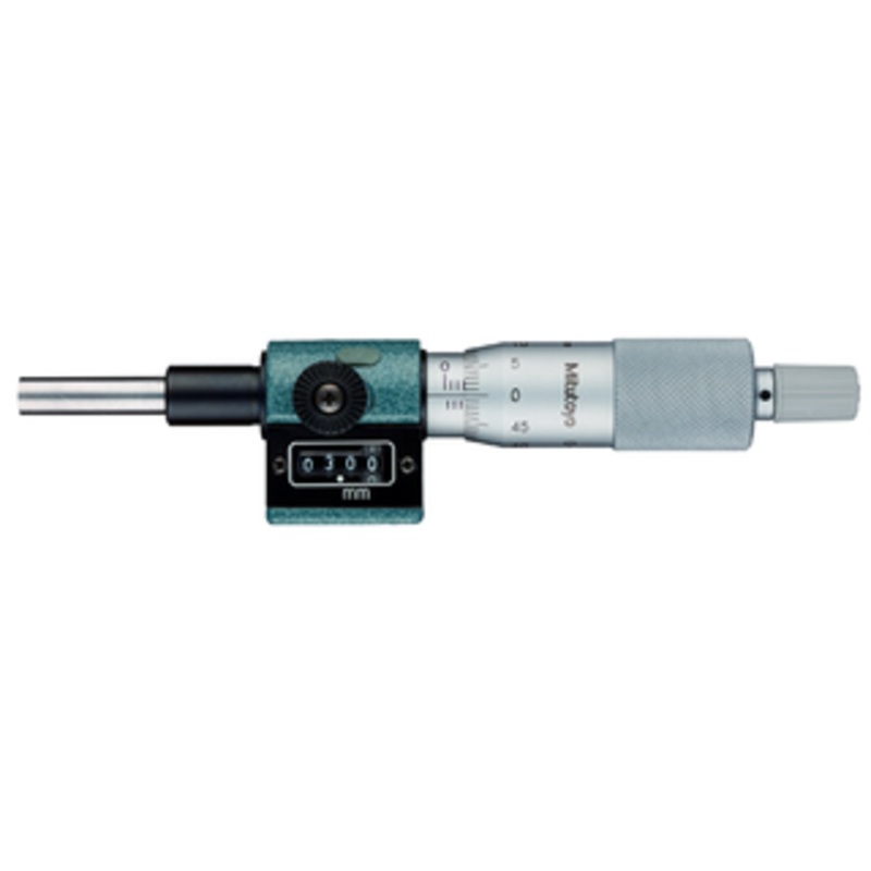 Mitutoyo 0-25mm Micrometer Head w/Digit Counter, Series 250 – 250-301-1