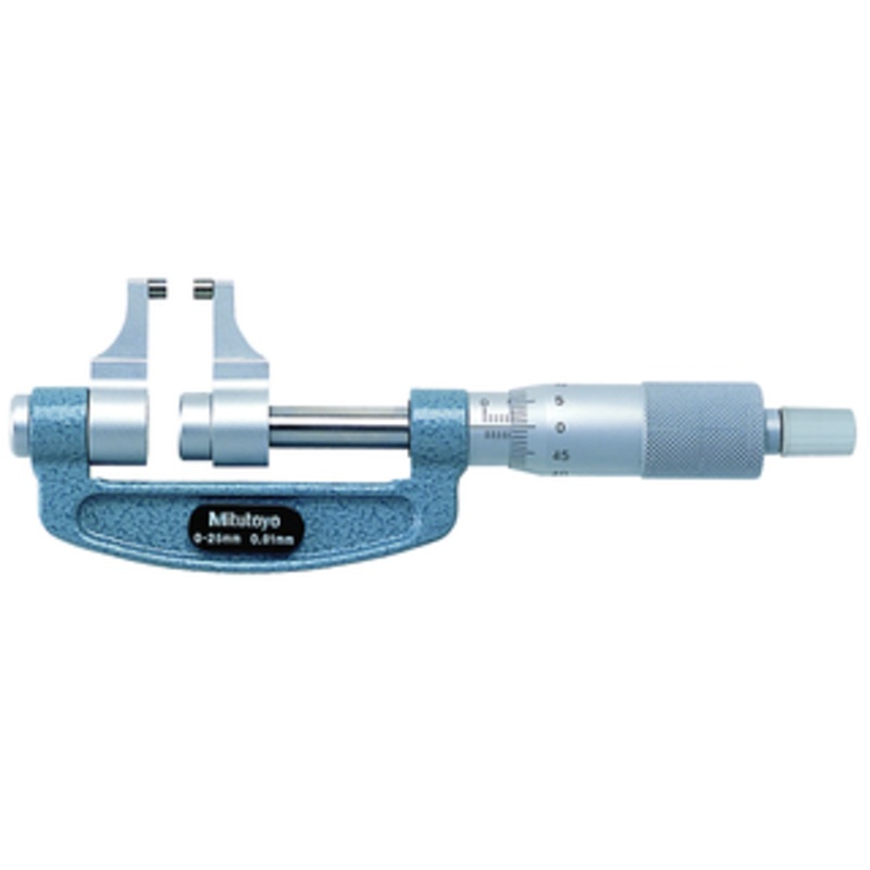 Mitutoyo Caliper Jaw Micrometer, 0-25mm – 143-101