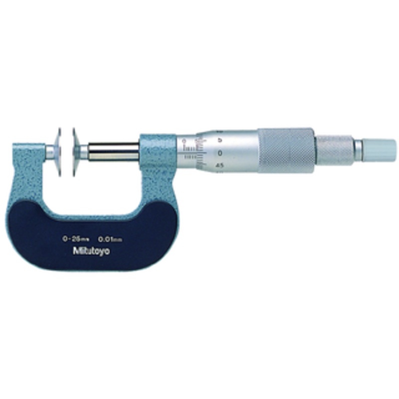 Mitutoyo Disc Micrometer, 0-25mm – 169-201