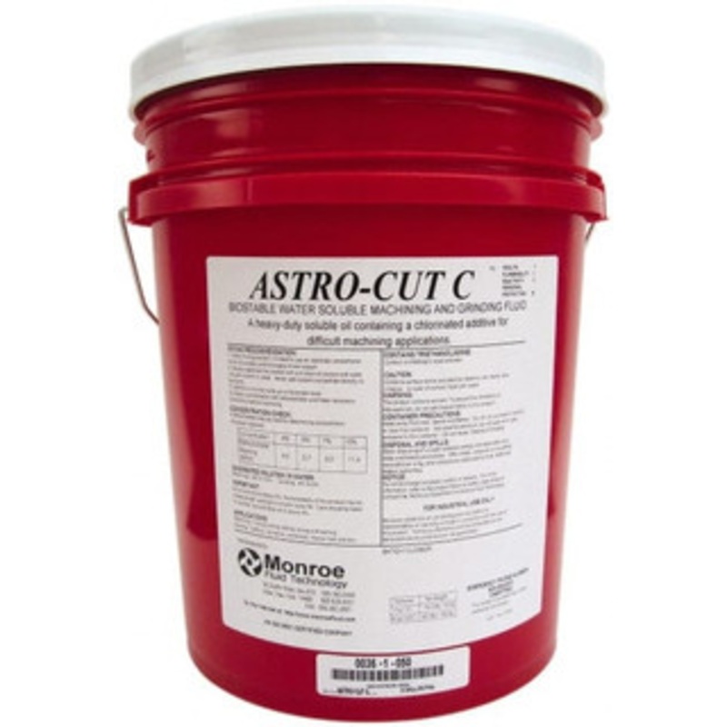 Monroe Fluid Technology Astro-Cut C 5 Gal Pail Cutting & Grinding Fluid Water Soluble, For Use on Ferrous Metals 0036-1-050 – 96213590