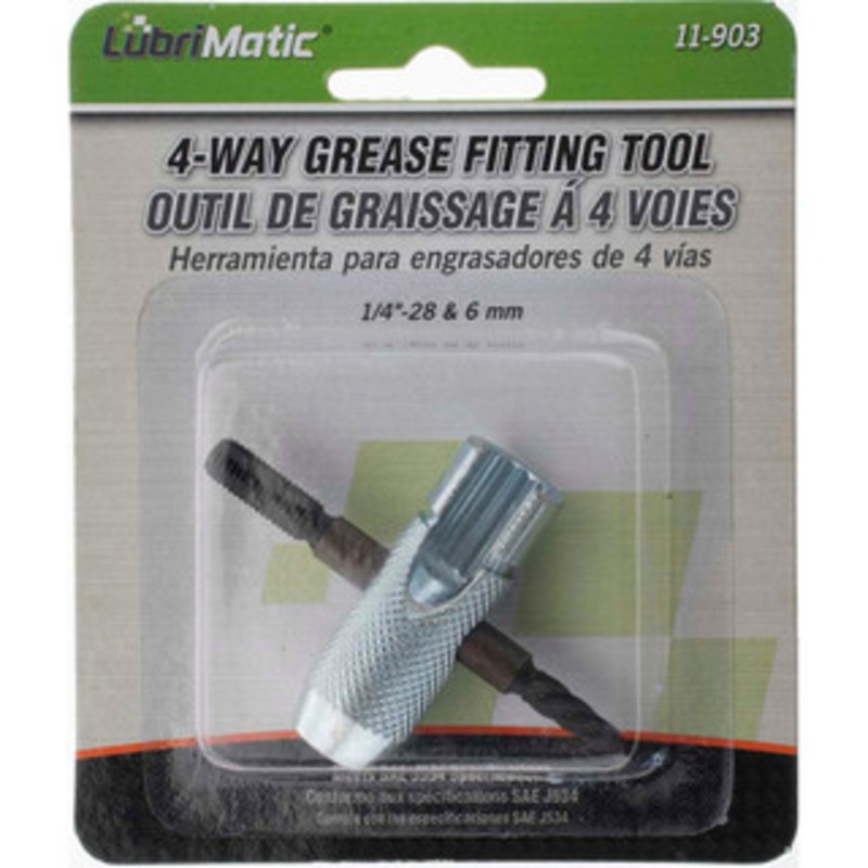 Value Collection Grease Fitting Extractors, Installers & Cleaners, Type: Grease Fitting Extractor, Extractor Tap Rethreads: 1/4-28, Extractor Hex Size (Inch): 3/8, 5/16 BD-19330 – 43592823