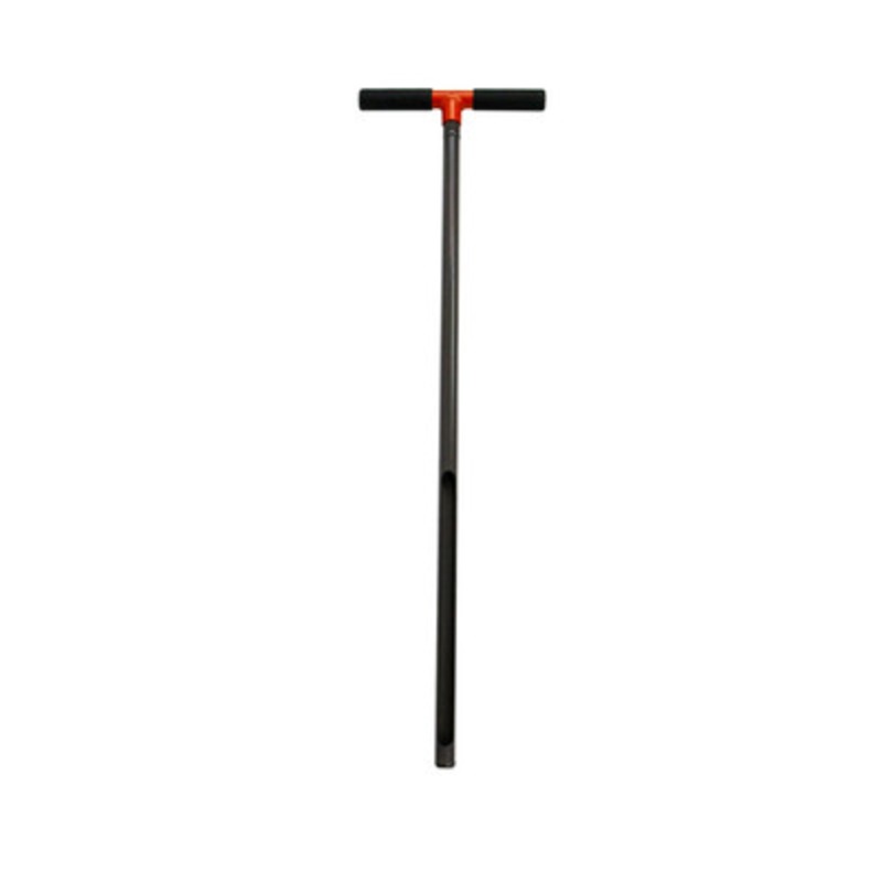 7/8in x 33in Powder-Coated Soil Probe w/ Handle, 5/8in Thread
