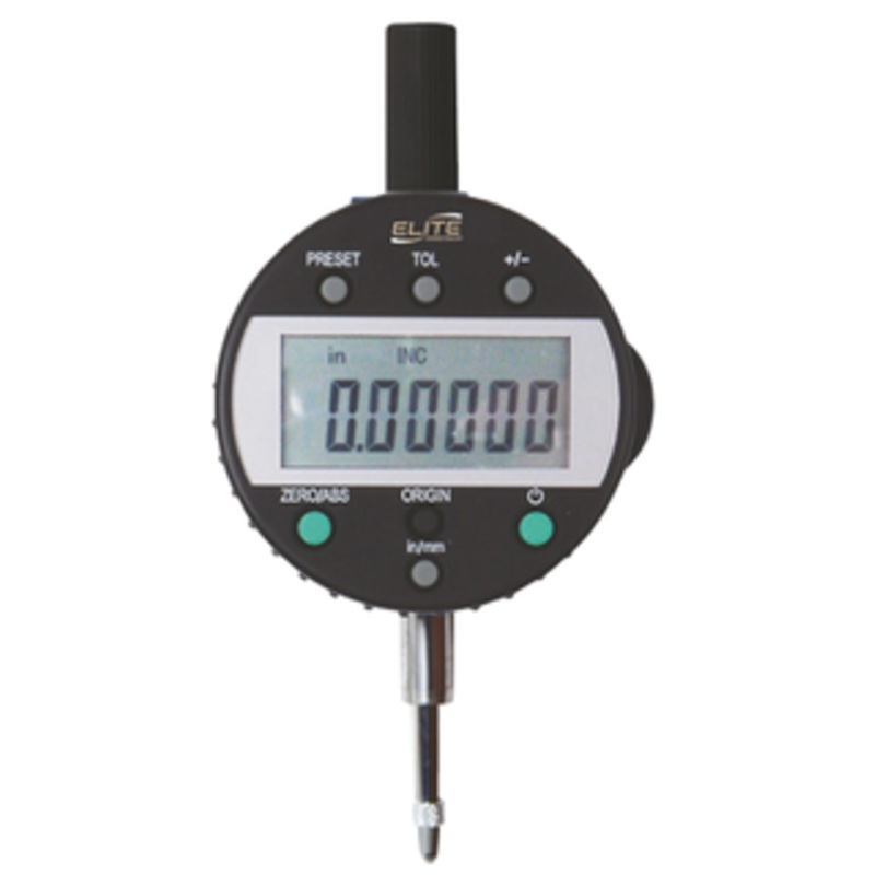 Elite Precision IP54 Absolute Electronic Indicator, 0 – 1 (0 – 25mm) Range – E01.DI