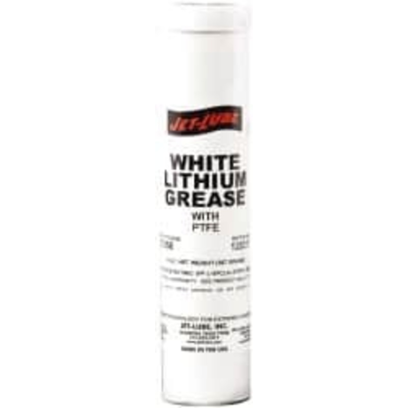 Jet-Lube 14 oz Cartridge Lithium General Purpose Grease White, 370F Max Temp, NLGIG 2, 50350 – 00271858