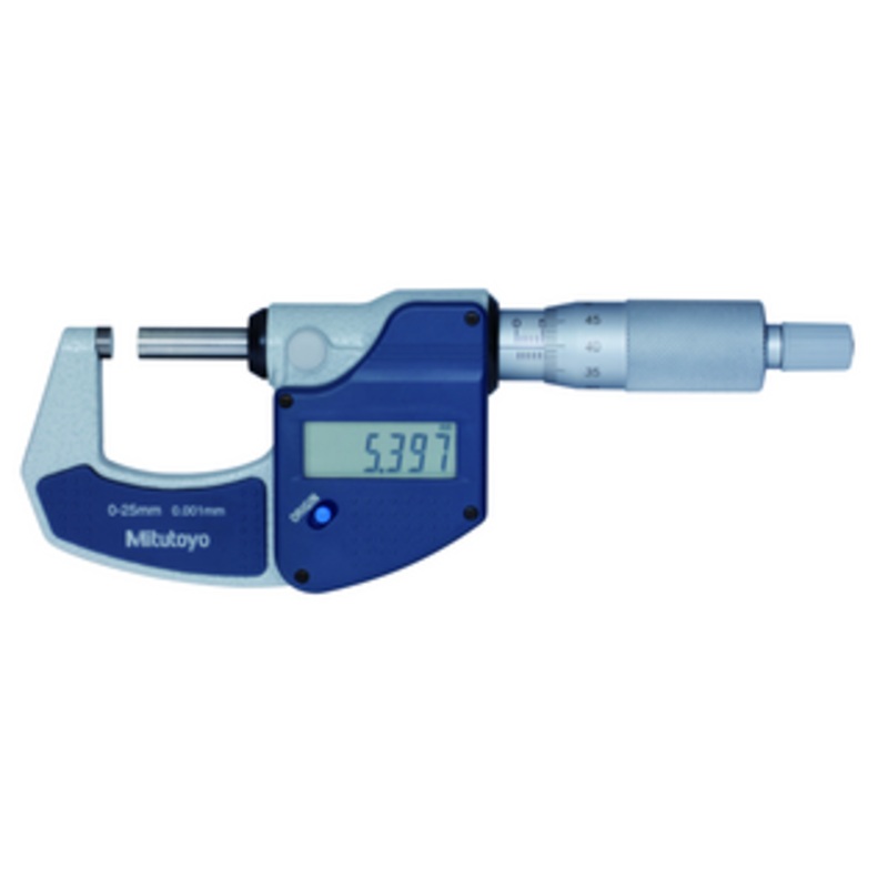Mitutoyo Digital Micrometer 0-25mm, w/o Data Output – 293-821-30