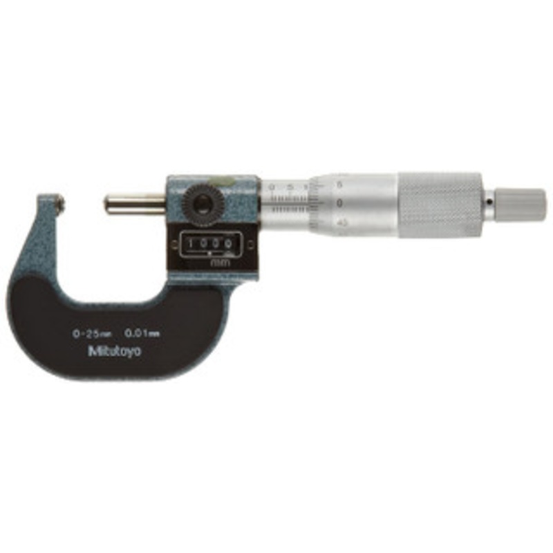 Mitutoyo Spherical Face Micrometer, 0-1in – 295-253