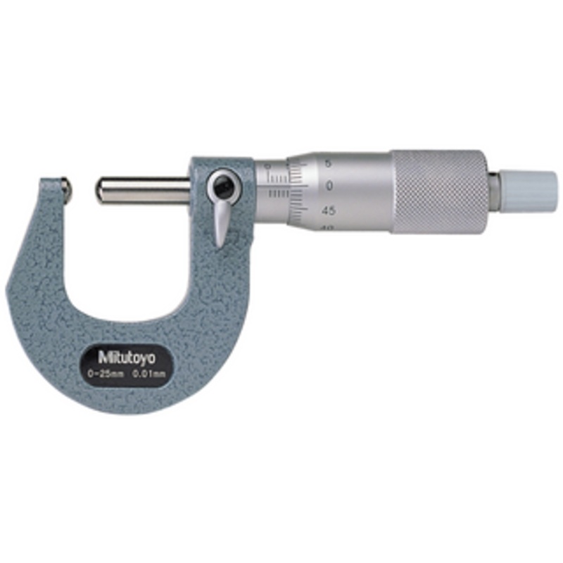Mitutoyo Spherical Face Tube Micrometer, 1-2in – 115-242