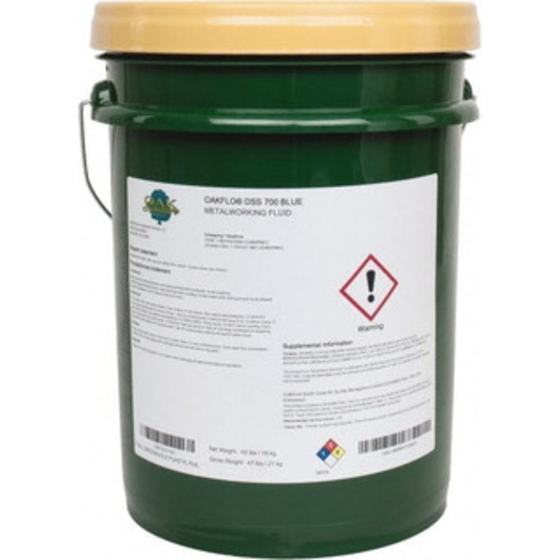 Oak Signature Oakflo DSS 700B 5 Gal Pail Cutting & Grinding Fluid Semisynthetic, For Use on Ferrous Metals & Nonferrous Metals B20122-P160 – 35446954