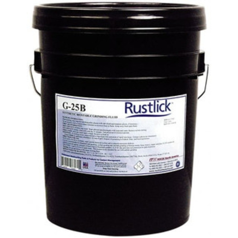 Rustlick G-25B 5 Gal Pail Grinding Fluid Synthetic, For Use on Brass, Copper, Ferrous Metals 73562 – 00269399