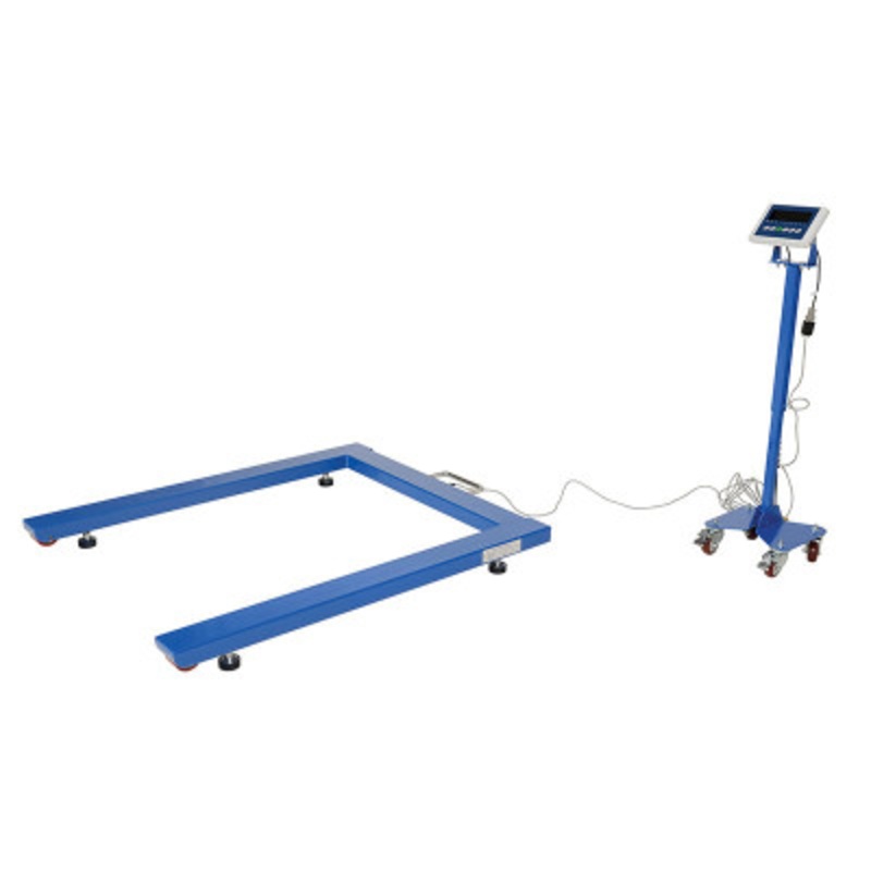 Steel Heavy-Duty U Shape Platform Scale, 6,000 lb., Blue