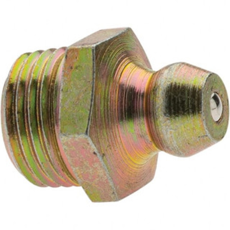 Value Collection Straight Head Angle, 1/8-27 Taper Thread Grease Fitting Zinc Plated Finish BDNA-7583 – 61865929