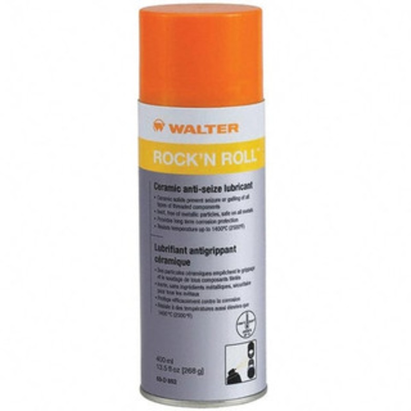 Walter Surface Technologies 13.5 oz Aerosol High Temperature Anti-Seize Lubricant Metal Free, 2,500F, White, Food Grade, Water Resistant 53D852 – 57857427