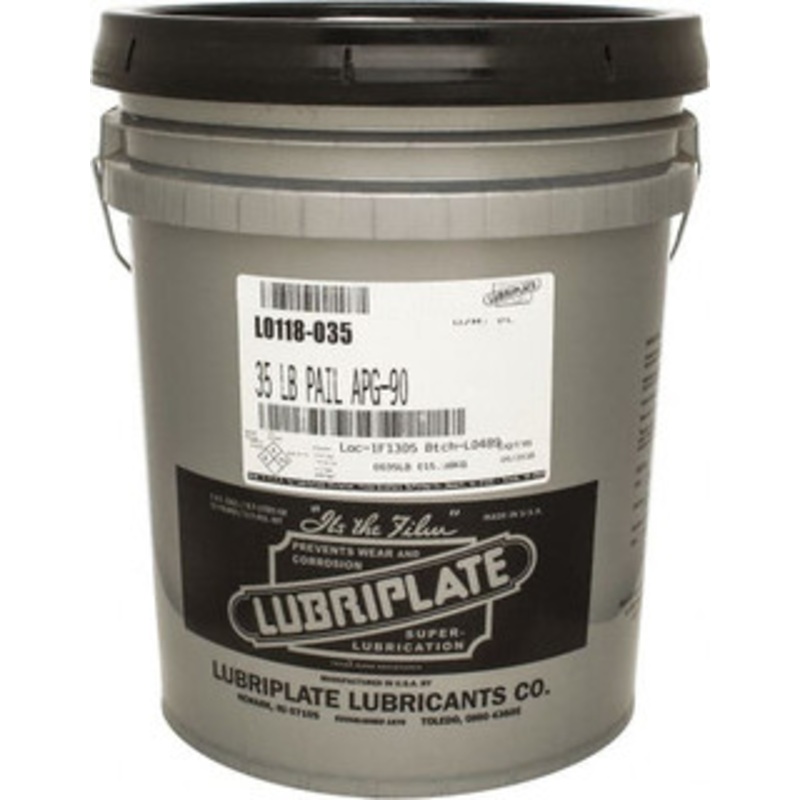 Lubriplate 5 Gal Pail, Mineral Gear Oil 816 SUS Viscosity at 100F, 86 SUS Viscosity at 210F, ISO 150 L0118-035 – 00424770