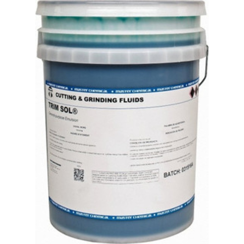 Master Fluid Solutions TRIM SOL 5 Gal Pail Cutting & Grinding Fluid Water Soluble, For Use on Ferrous Metals & Nonferrous Metals SOL/5 – 01790344