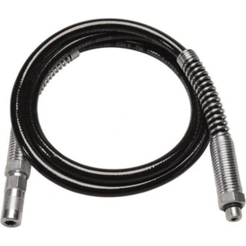 Milwaukee 4 ft. Long, 10,000 psi Operating Pressure, Steel Grease Gun Hose 1/8 NPTF 49-16-2647 – 52559168