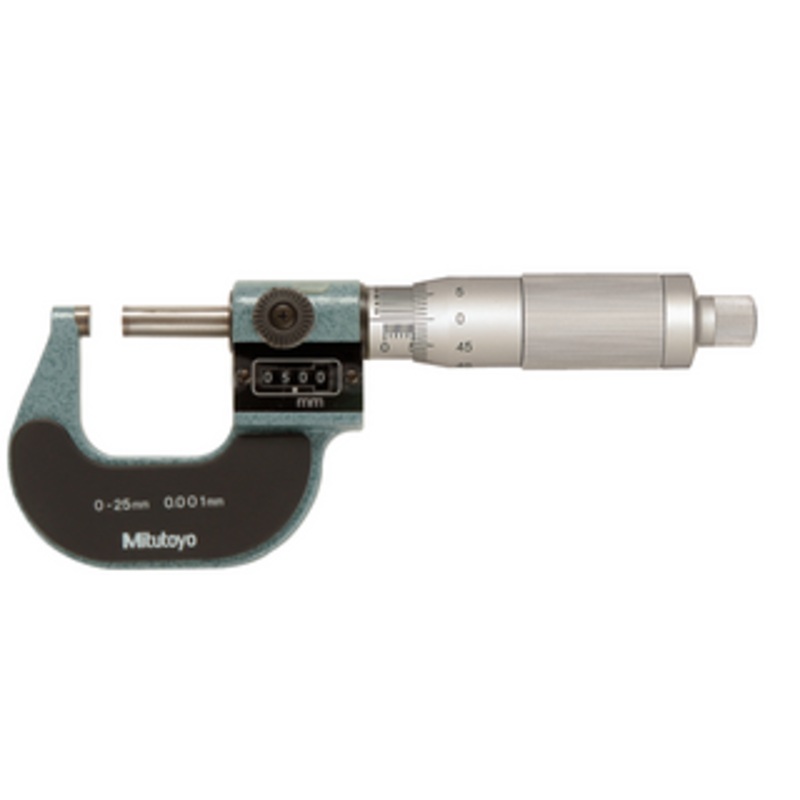 Mitutoyo Digit Outside Micrometer, 0-25mm – 193-111