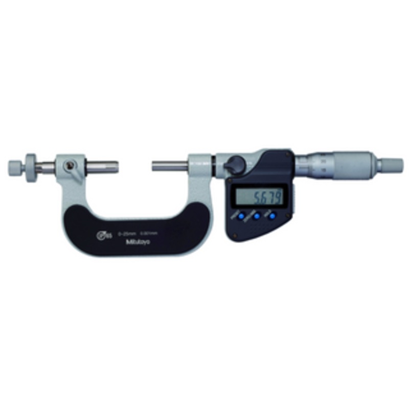Mitutoyo Digital Gear Tooth Micrometer IP65, 0-25mm – 324-251-30