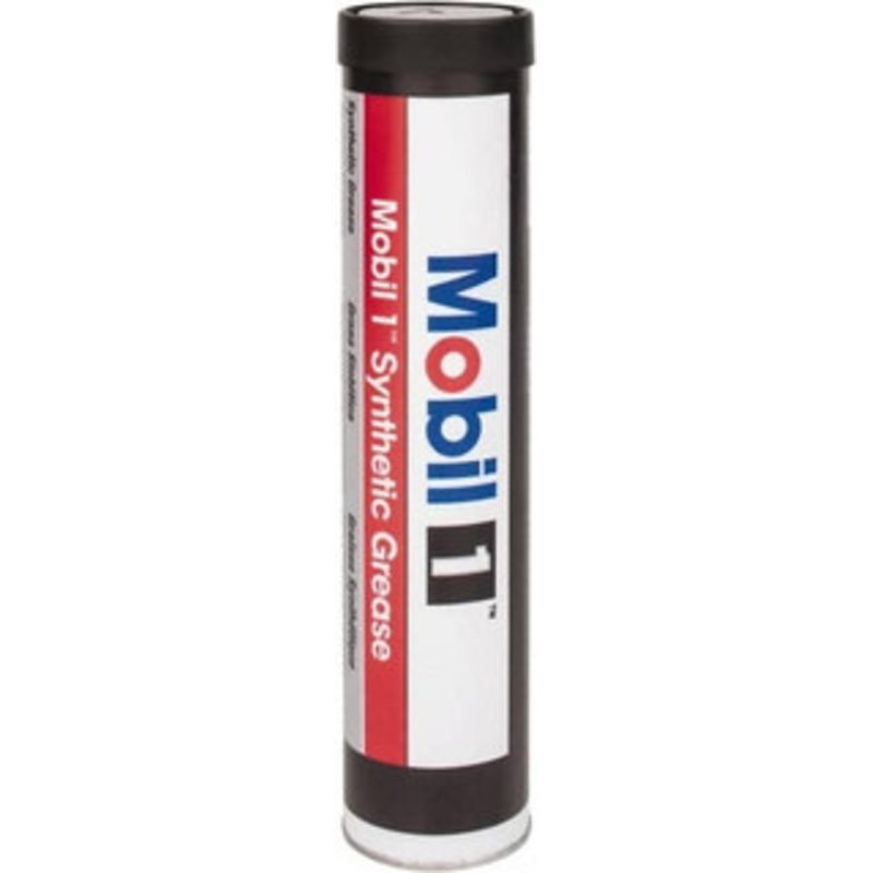 Mobil 13.4 oz Cartridge Synthetic General Purpose Grease Red, 302F Max Temp, NLGIG 2, 121071 – 60002813
