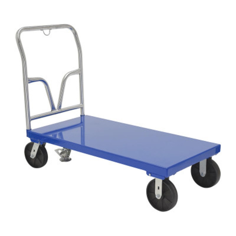 Steel Platform Truck, 53-1/2in x 24in x 40in, 3,600 lb., Blue