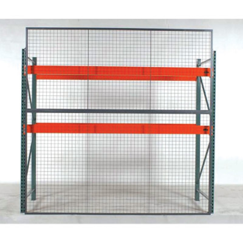 Welded Wire Rack Back Panel 108in x 1-1/4in x 60in, Gray