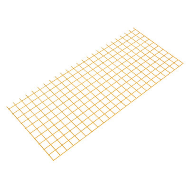 Bolt On Wire Mesh For Square Safety Handrail,48in Length, Yellow