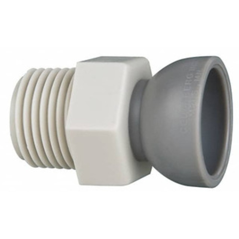 Cedarberg 2 Piece, 1/2 Hose ID, Female to Male Coolant Hose Pipe Thread Connector 1/2 NPT, For Snap-Loc Modular Hose Systems 8550-105 – 09778804