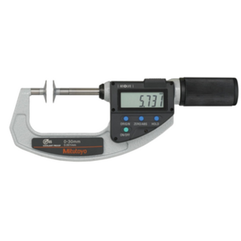 Mitutoyo Disc Micrometer QuickMike, IP65, 0-30mm – 369-411