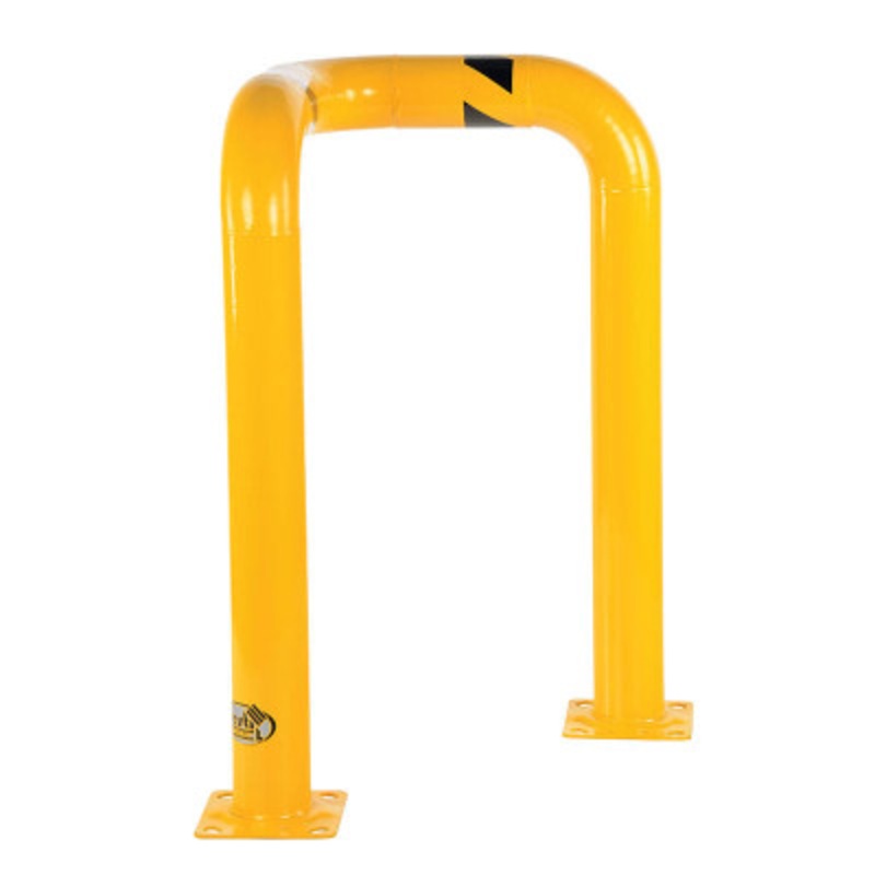 Triple Elbow Guard 28-1/8in x 28-1/8in x 42-9/16in, Yellow