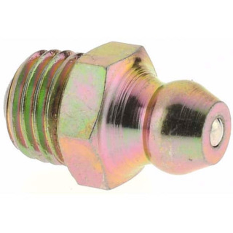 Value Collection Straight Head Angle, M8x1 Taper Thread Grease Fitting Zinc Plated Finish BDNA-MP7604-55 – 61842449