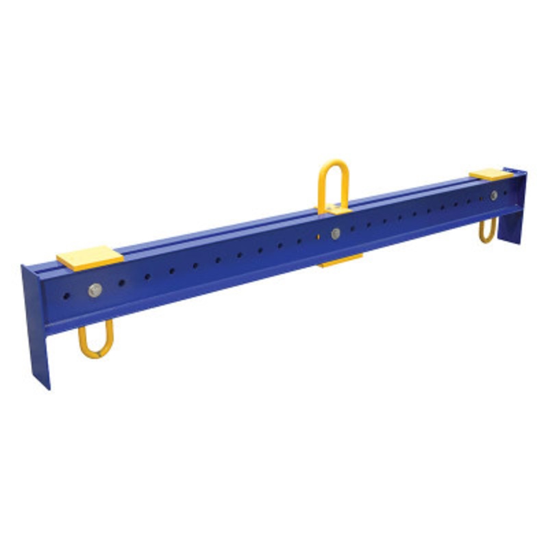 Adjustable Spreader Beam, 104-1/2in Length, 8,000 lb., Blue