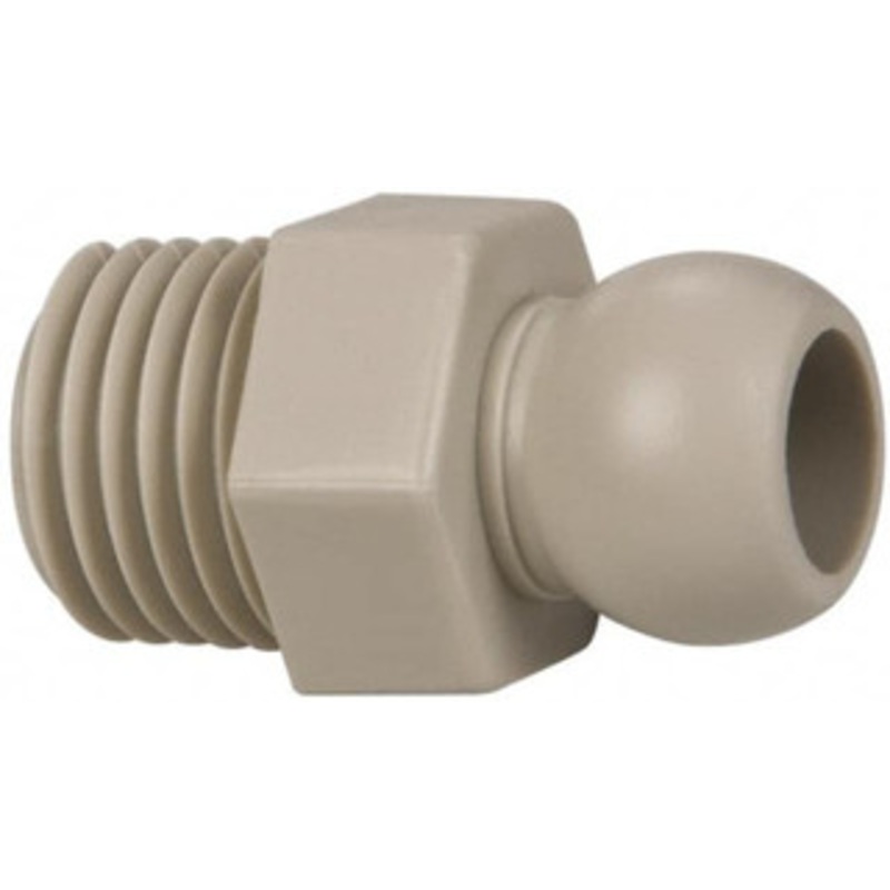 Cedarberg 4 Piece, 1/4 Hose ID, Male to Male Coolant Hose Pipe Thread Connector 1/4 NPT, For Snap-Loc Modular Hose Systems 8425-18 – 09778135