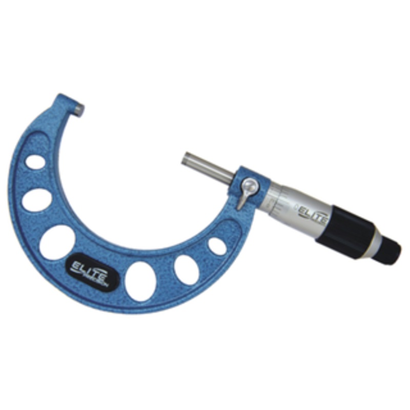 Elite Precision Flat End Spindle Outside Micrometer, 1 – 2 Range – E12RF