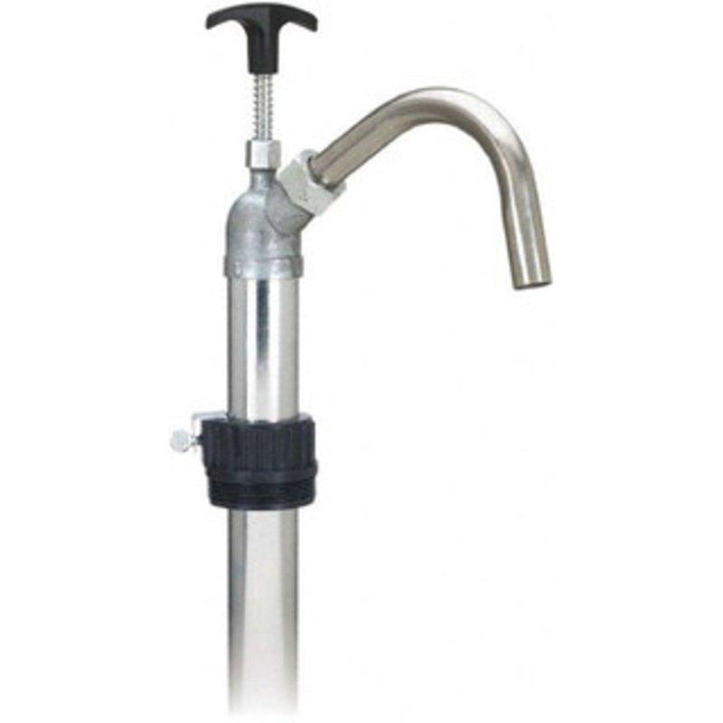 LuMax Water-Based Lubrication 0.17 Gal/Turn Flow Stainless Steel Lever Hand Pump For 15 to 55 Gal Container LX-1331 – 48926505