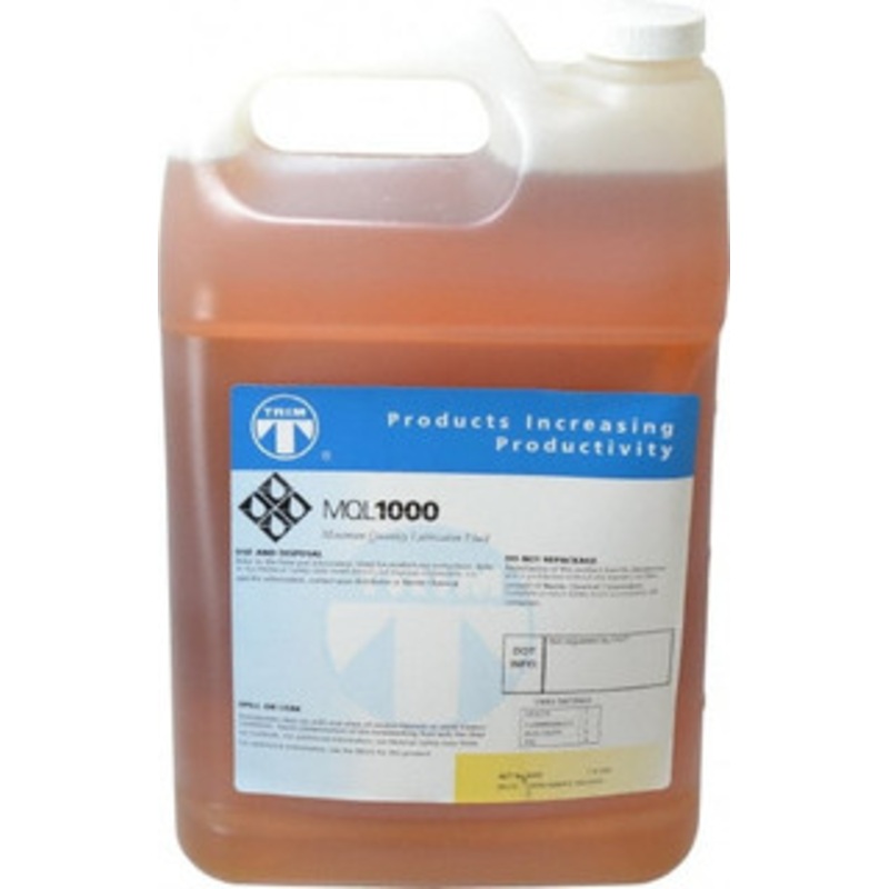 Master Fluid Solutions TRIM MQL 1000 1 Gal Bottle Cutting Fluid Straight Oil, For Use on Ferrous Metals & Nonferrous Metals MQL1000/1 – 40282303